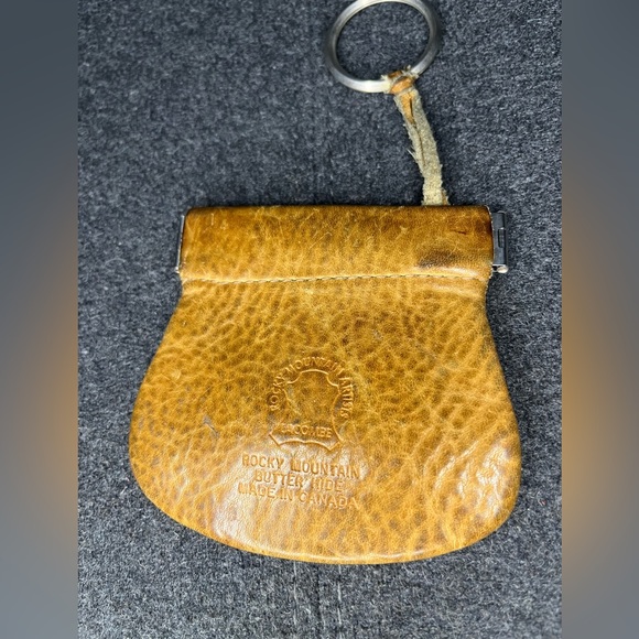Vintage Rocky Mountain Artists Butter Hide Coin Pouch Wallet - Picture 3 of 6